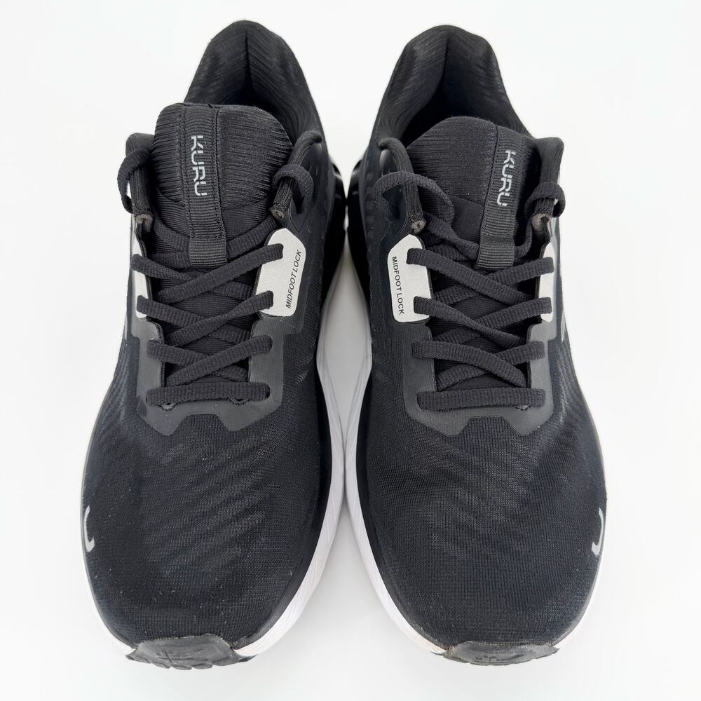 KURU TRIPLE MAX Ion Men's 11 Jet Black Plantar Fasciitis Running Sneakers EUC